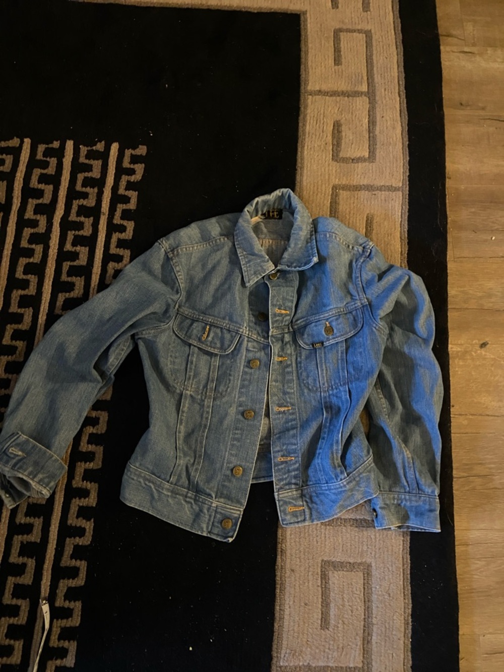 Vintage Lee Light Wash Blue Denim Jacket